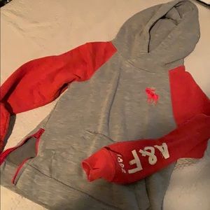 Abercrombie side zip hoodie.
